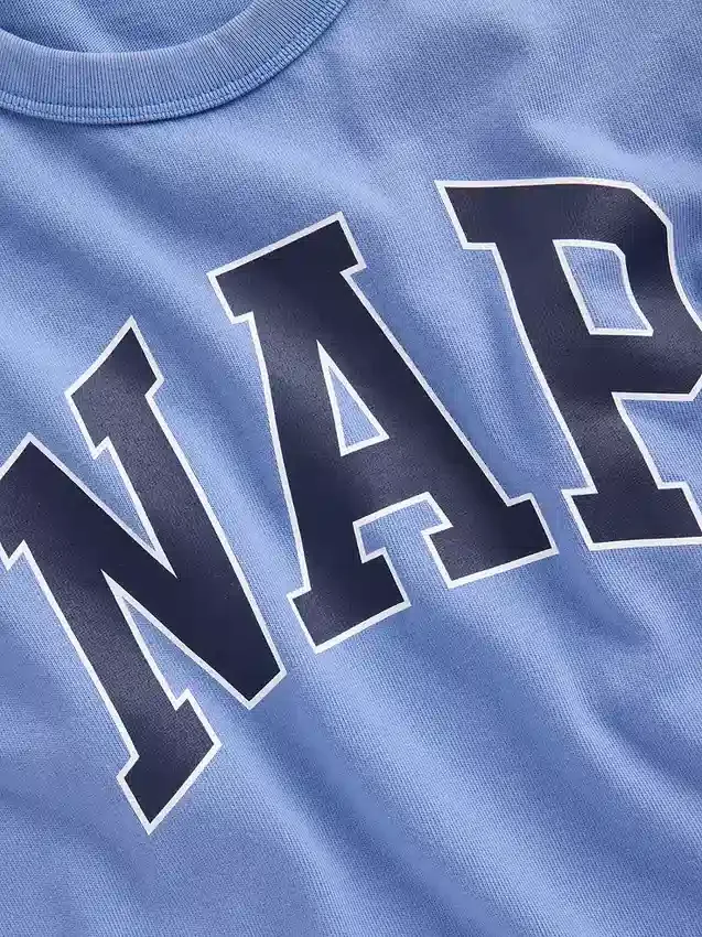 Camiseta de pijama oversize con logotipo «Nap»
