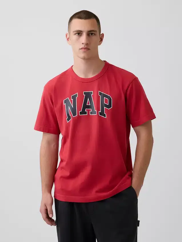 Camiseta de pijama oversize con logotipo «Nap»