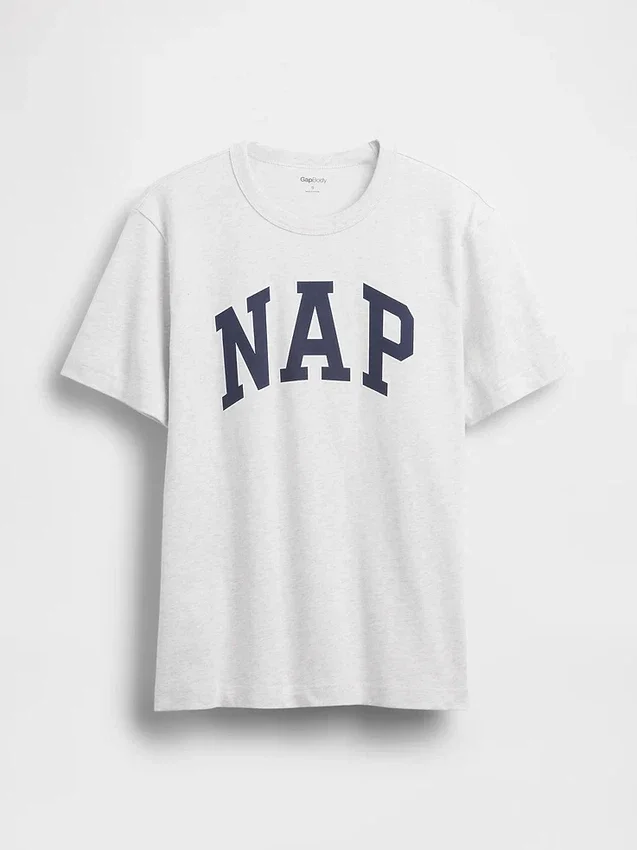 Camiseta de pijama oversize con logotipo «Nap»
