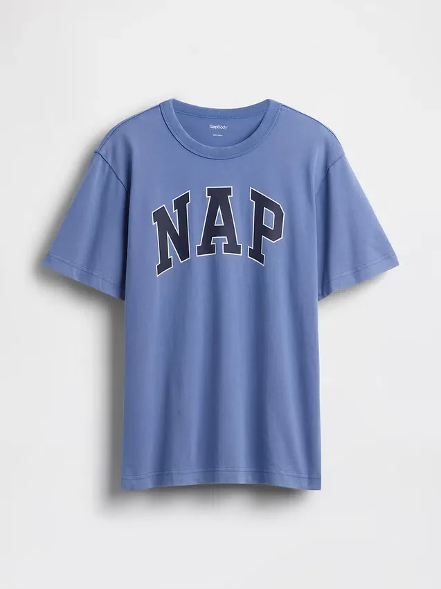 Camiseta de pijama oversize con logotipo «Nap»