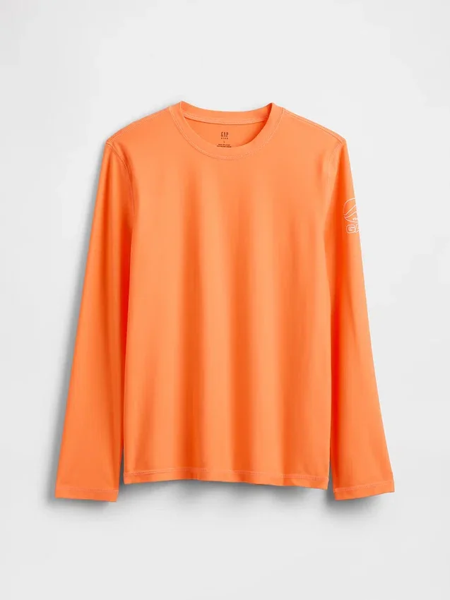 Camiseta de protección solar con logotipo para niños