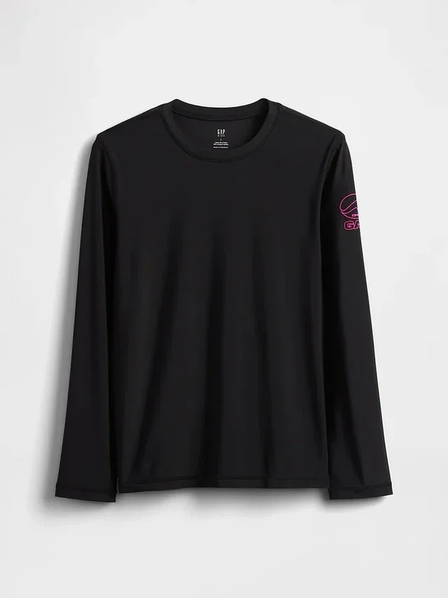 Camiseta de protección solar con logotipo para niños