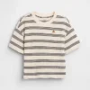 Camiseta de punto de panal para bebés y niños pequeños