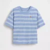 Camiseta de punto de panal para bebés y niños pequeños