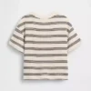 Camiseta de punto de panal para bebés y niños pequeños