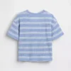 Camiseta de punto de panal para bebés y niños pequeños