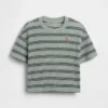 Camiseta de punto de panal para bebés y niños pequeños