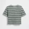 Camiseta de punto de panal para bebés y niños pequeños