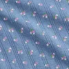 Camiseta de punto pointelle con canalé para bebés y niños pequeños