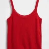 Camiseta de tirantes de pijama ligera de punto «CashSoft» con diseño de corazones en punto «pointelle»