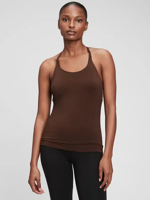 Camiseta de tirantes para lactancia y premamá