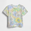 Camiseta estampada combinable para bebés y niños pequeños