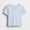 Camiseta estampada combinable para bebés y niños pequeños