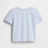 Camiseta estampada combinable para bebés y niños pequeños