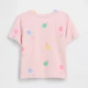 Camiseta estampada combinable para bebés y niños pequeños