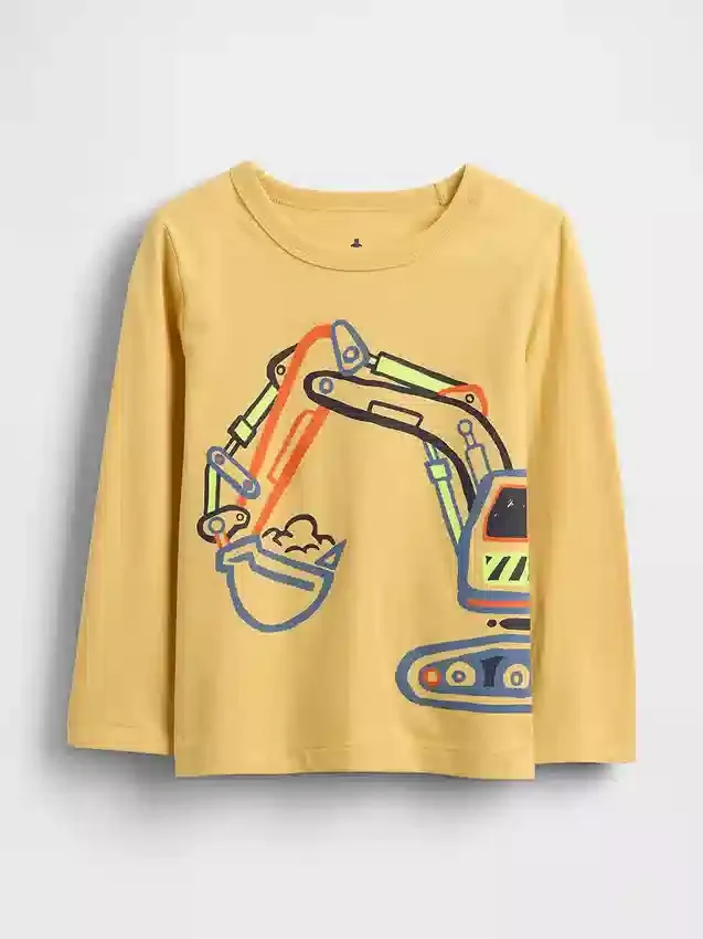 Camiseta estampada para bebés y niños pequeños