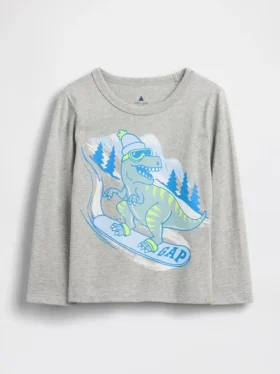 Camiseta estampada para bebés y niños pequeños
