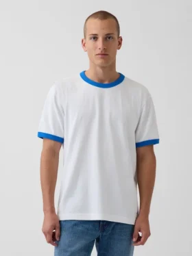 Camiseta «Get Blue» con logotipo y corte holgado