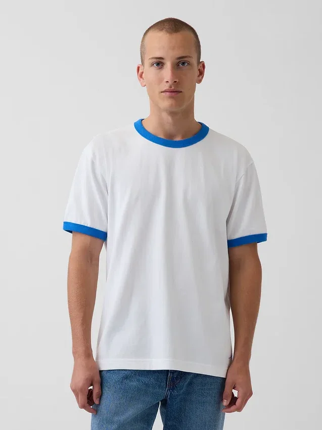 Camiseta «Get Blue» con logotipo y corte holgado