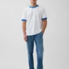 Camiseta «Get Blue» con logotipo y corte holgado