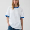 Camiseta «Get Blue» con logotipo y corte holgado