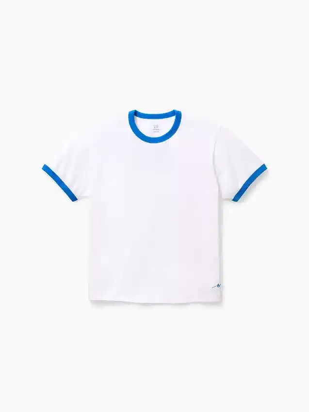 Camiseta «Get Blue» con logotipo y corte holgado