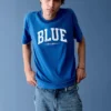Camiseta «Get Blue» con logotipo y corte holgado