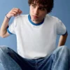 Camiseta «Get Blue» con logotipo y corte holgado