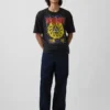 Camiseta gráfica corta de tejido grueso de Soundgarden