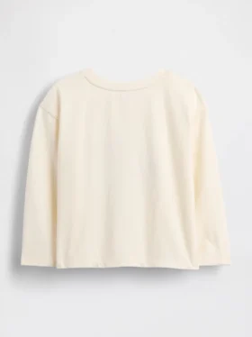 Camiseta gráfica holgada combinable para bebés y niños pequeños