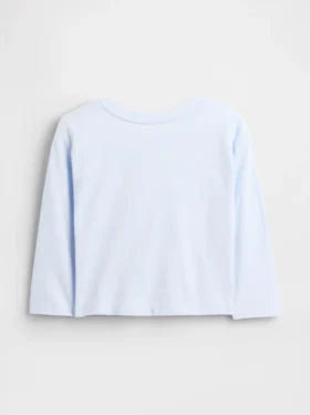 Camiseta gráfica holgada combinable para bebés y niños pequeños