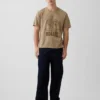 Camiseta gráfica holgada con Snoopy en el desierto de Mojave