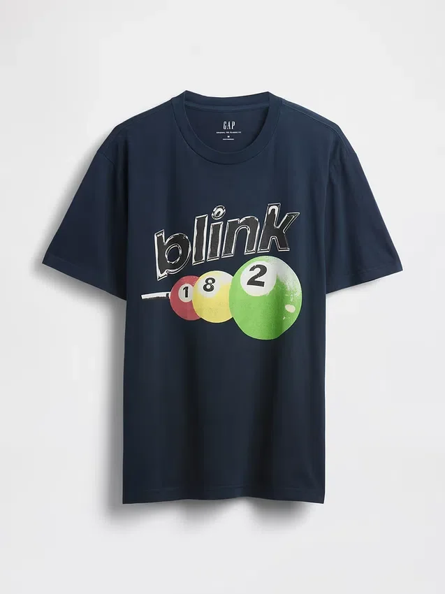 Camiseta gráfica holgada de Blink 182