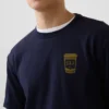 Camiseta gráfica holgada de tejido grueso