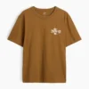 Camiseta gráfica holgada de tejido grueso