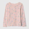 Camiseta Henley de punto calado para bebés y niños pequeños