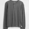 Camiseta Henley holgada para niños