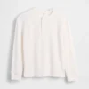 Camiseta Henley holgada para niños