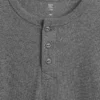 Camiseta Henley holgada para niños