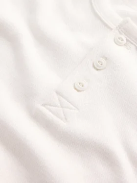 Camiseta Henley holgada para niños
