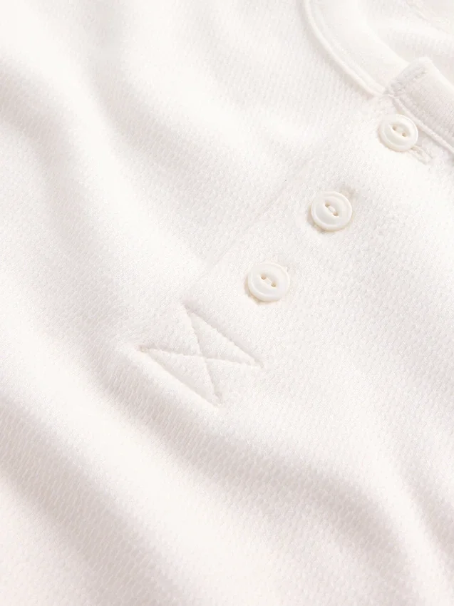 Camiseta Henley holgada para niños