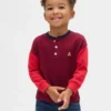 Camiseta Henley para bebés y niños pequeños