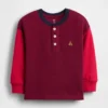 Camiseta Henley para bebés y niños pequeños