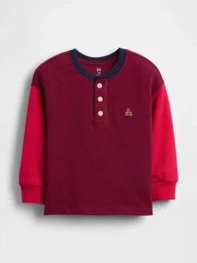 Camiseta Henley para bebés y niños pequeños