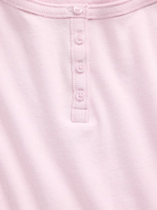 Camiseta Henley raglán para niños