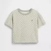 Camiseta holgada a cuadros para bebés y niños pequeños