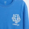 Camiseta holgada con estampado de Keith Haring