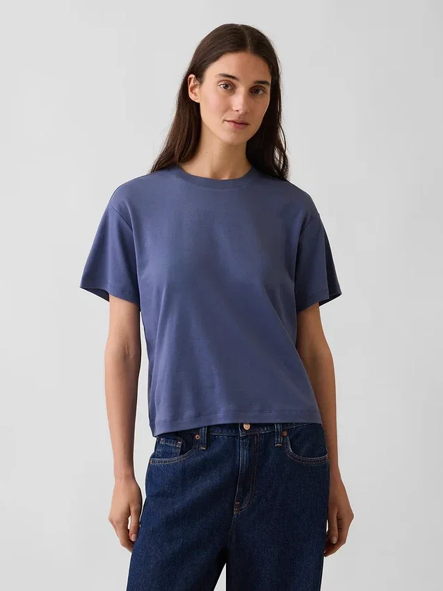 Camiseta holgada de algodón Supima®