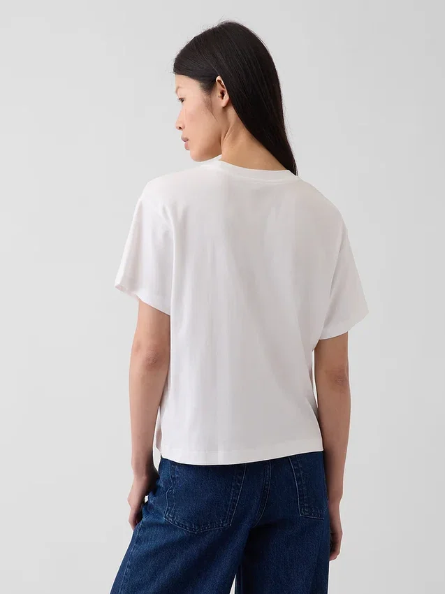 Camiseta holgada de algodón Supima®