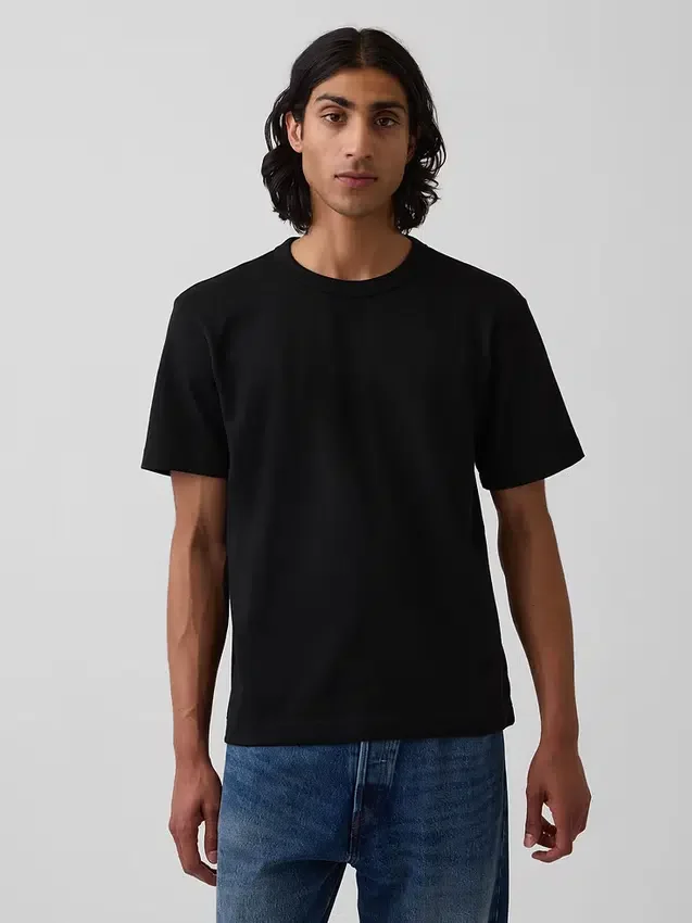 Camiseta holgada de peso grueso para adulto